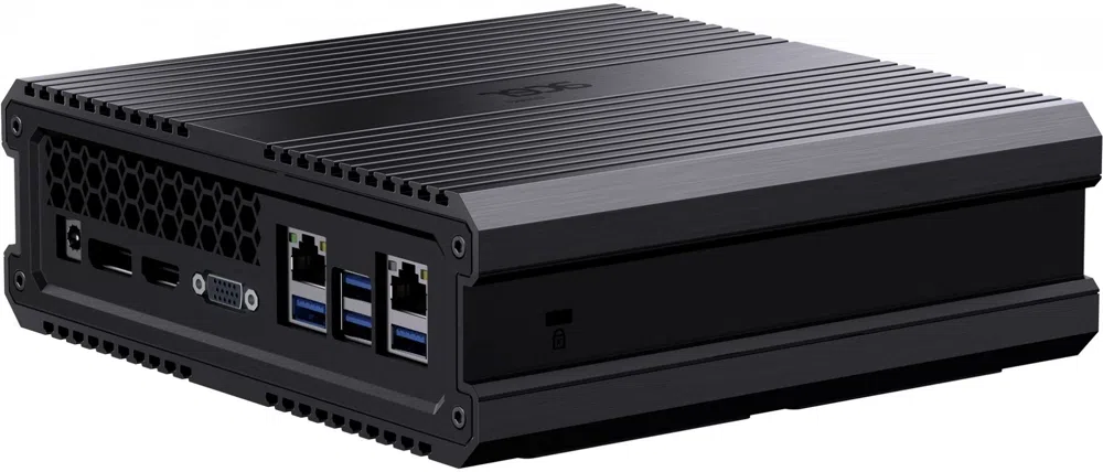 Неттоп Acer Gadget E10 ETBox i7 13620H (2.4) 16Gb SSD512Gb UHDG Windows 11 Pro 2.5xGbitEth+1xGbitEth WiFi BT 120W черный