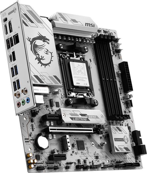 Материнская плата MSI B850M GAMING PLUS WIFI6E Socket AM5 AMD B850 4xDDR5 mATX AC`97 8ch(7.1) 2.5Gg RAID+HDMI+DP