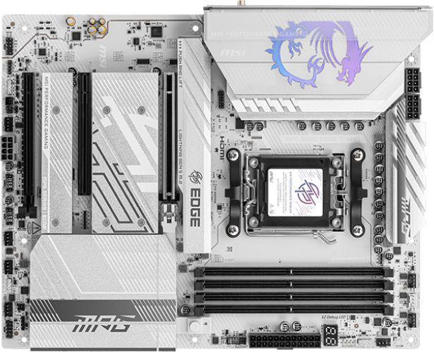 Материнская плата MSI MPG B850 EDGE TI WIFI SocketAM5 AMD B850 4xDDR5 ATX AC`97 8ch(7.1) 5Gigabit RAID+HDMI