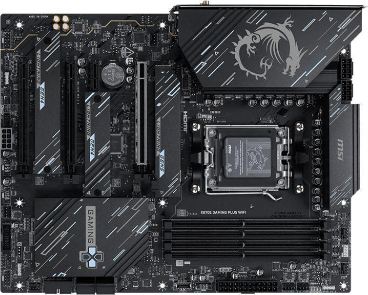Материнская плата MSI X870E GAMING PLUS WIFI SocketAM5 AMD X870 ATX AC`97 8ch(7.1) 5Gigabit RAID+HDMI