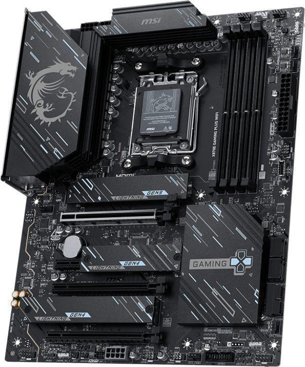 Материнская плата MSI X870E GAMING PLUS WIFI Socket AM5 AMD X870E 4xDDR5 ATX AC`97 8ch(7.1) 5Gigabit RAID+HDMI
