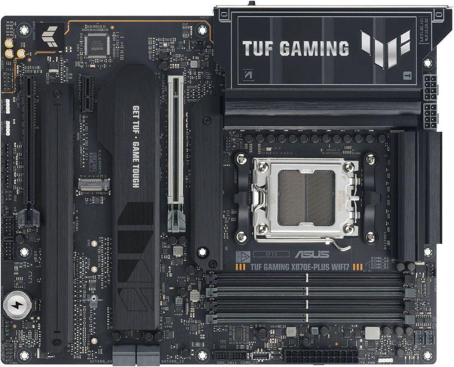 Материнская плата Asus TUF GAMING X870E-PLUS WIFI7 Socket AM5 AMD X870E 4xDDR5 ATX AC`97 8ch(7.1) 2.5Gg RAID+HDMI
