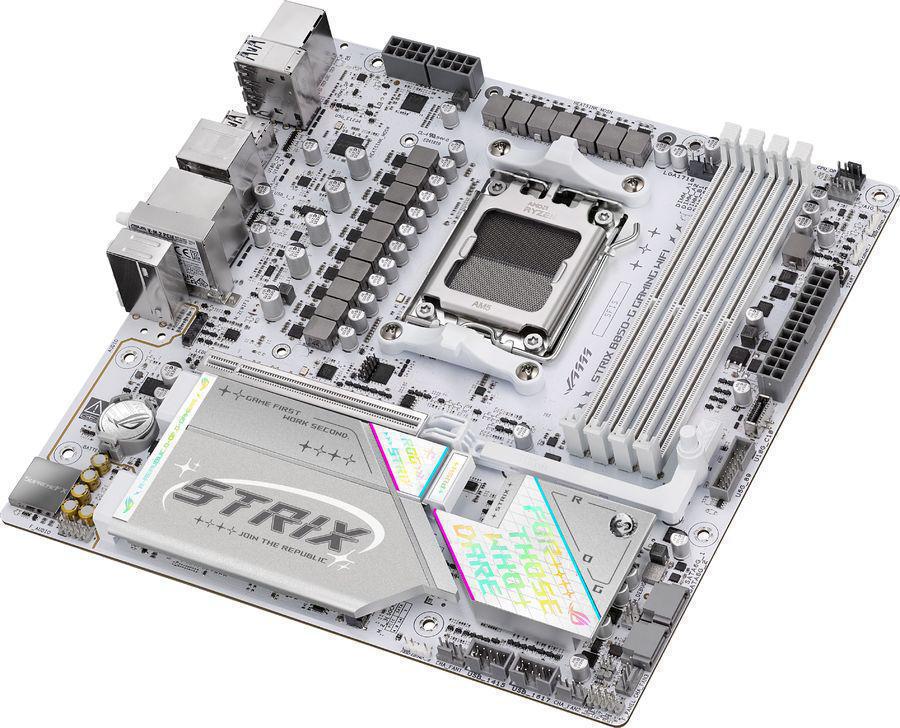 Материнская плата Asus ROG STRIX B850-G GAMING WIFI Socket AM5 AMD B850 4xDDR5 mATX AC`97 8ch(7.1) 2.5Gg RAID+HDMI+DP
