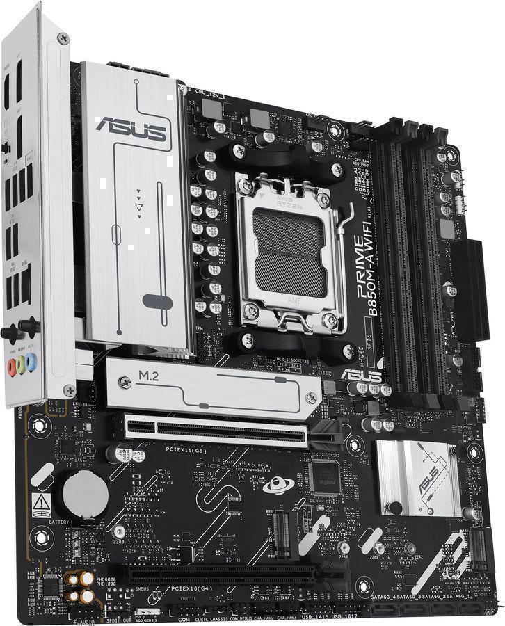 Материнская плата Asus PRIME B850M-A WIFI Socket AM5 AMD B850 4xDDR5 mATX AC`97 8ch(7.1) 2.5Gg RAID+VGA+HDMI+DP