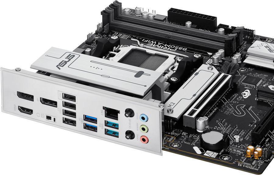 Материнская плата Asus PRIME B850M-A WIFI Socket AM5 AMD B850 4xDDR5 mATX AC`97 8ch(7.1) 2.5Gg RAID+VGA+HDMI+DP