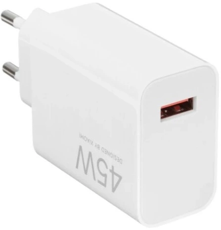 Сетевое зар./устр. Xiaomi BHR07SLEU 45W 4.1A (PD) USB-A универсальное белый