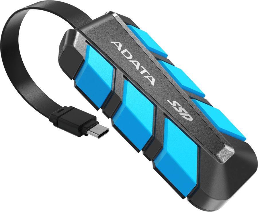 Накопитель SSD A-Data USB3.2 Gen2 500GB SC740-500G-CBU SC740 синий