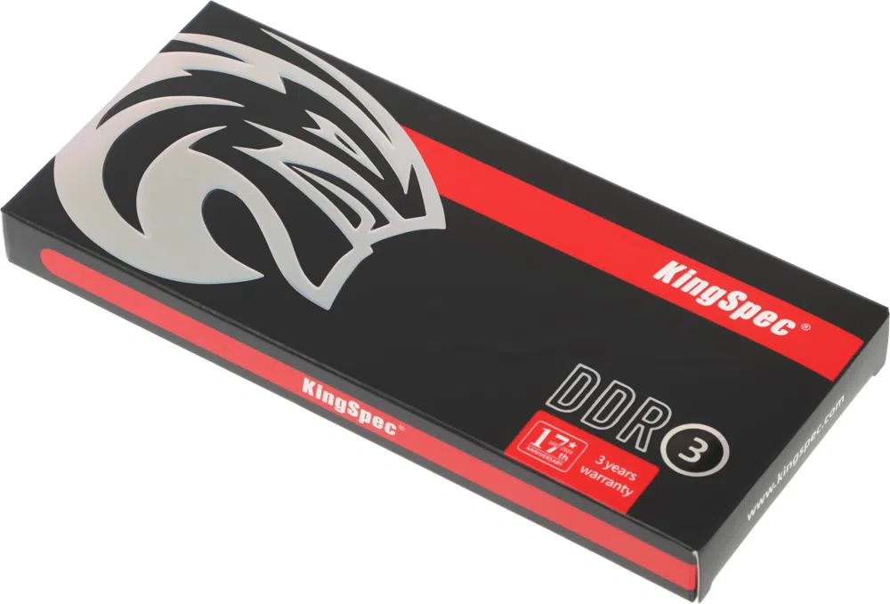 Память DDR3 8GB 1600MHz Kingspec KS1600D3P15008G RTL PC3-12800 CL11 DIMM 240-pin 1.5В dual rank Ret