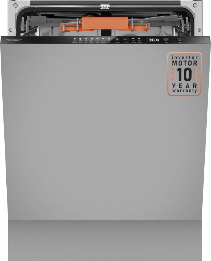 Посудомоечная машина встраив. Weissgauff BDW 6037 Inverter AutoOpen Infolight 1900Вт полноразмерная инвертор