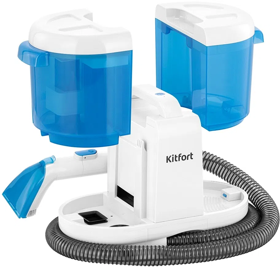Пылесос моющий Kitfort КТ-5376 170Вт голубой/белый