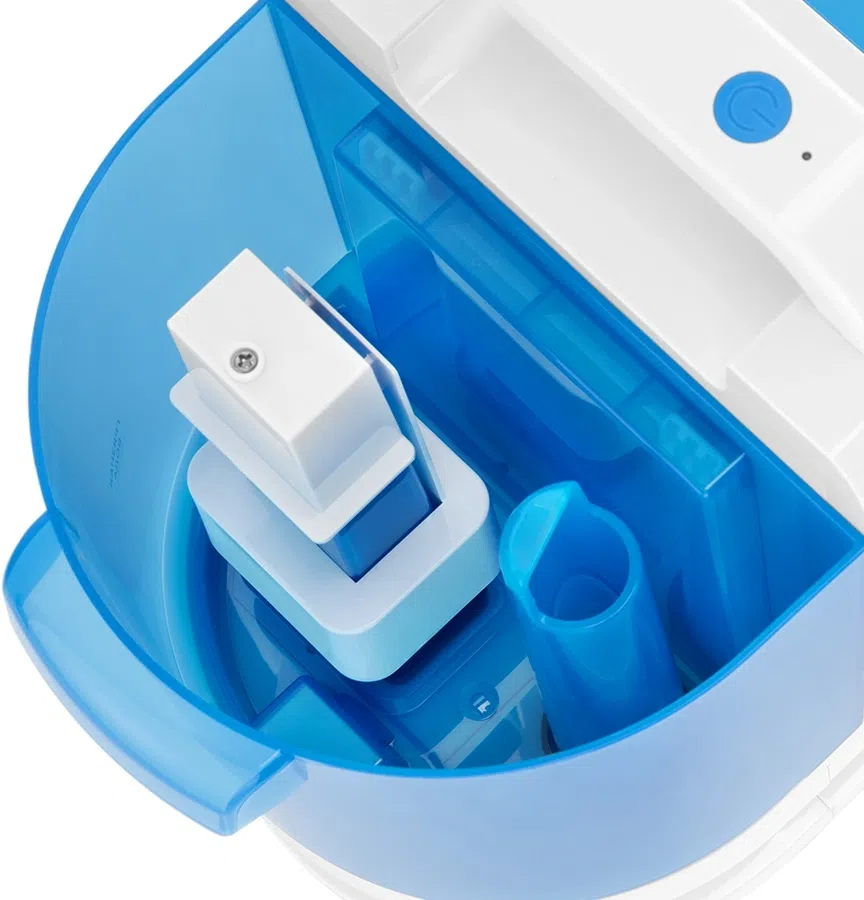 Пылесос моющий Kitfort КТ-5376 170Вт голубой/белый