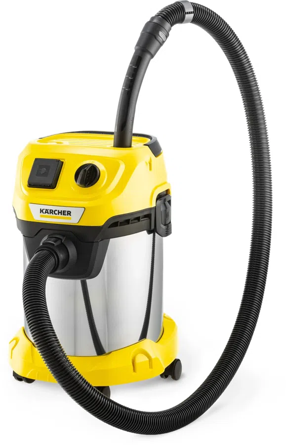Строительный пылесос Karcher WD 3 P S V-17/4/20 1000Вт (уборка: сухая/влажная/выдув/сбор воды) желтый
