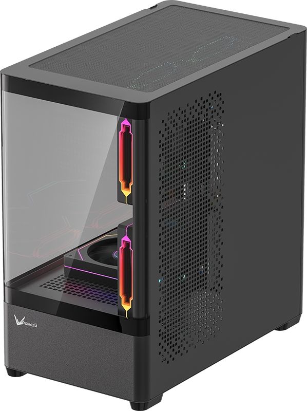 Корпус Formula Crystal U1M Cosmic черный без БП mATX 4x120mm 2x140mm 1xUSB2.0 1xUSB3.0 audio bott PSU