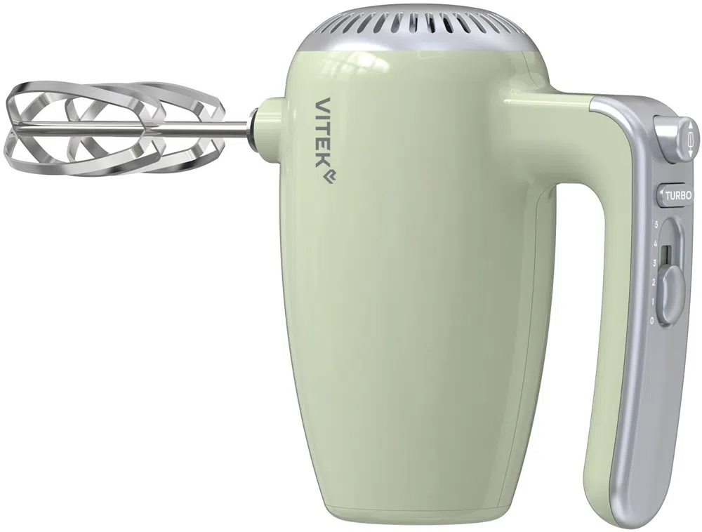 Миксер ручной Vitek VT-HM3002 800Вт фисташковый