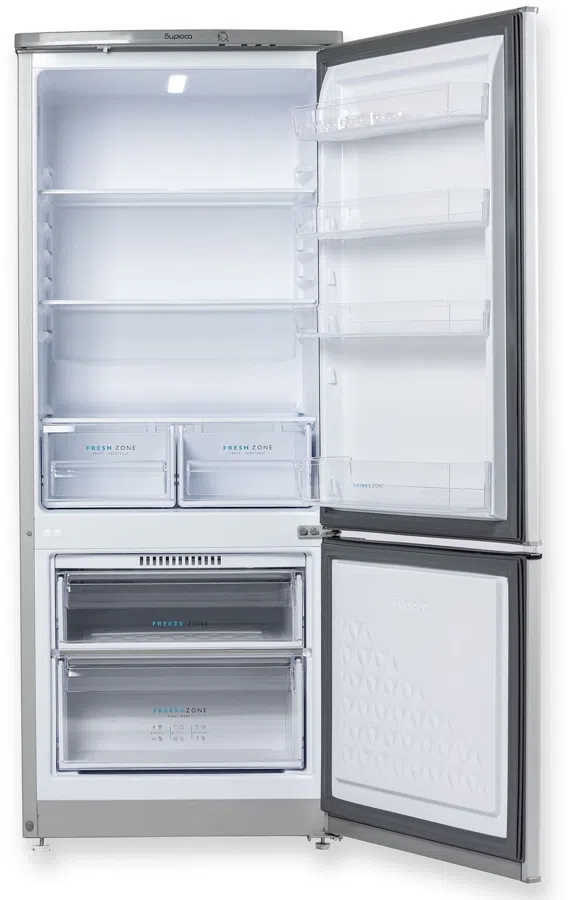 Холодильник Бирюса Б-M551 2-хкамерн. серебристый мат.