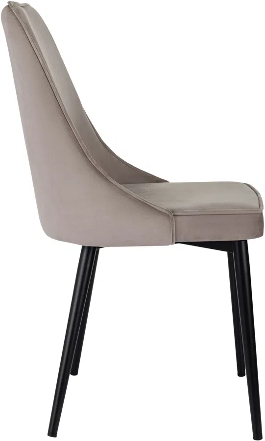 Стул для дома Бюрократ CH-K4 т.бежевый Holland 61 металл черный на ножках (CH-K4_1/HL61)