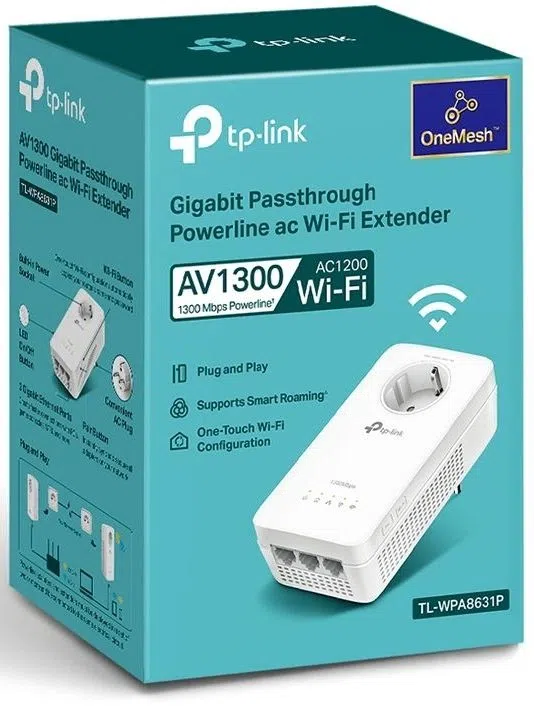 Сетевой адаптер Powerline TP-Link TL-WPA8631P Gigabit Ethernet