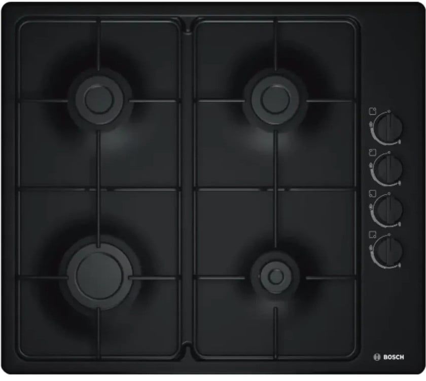 Газовая варочная поверхность Bosch PBP6C6K80Q черный