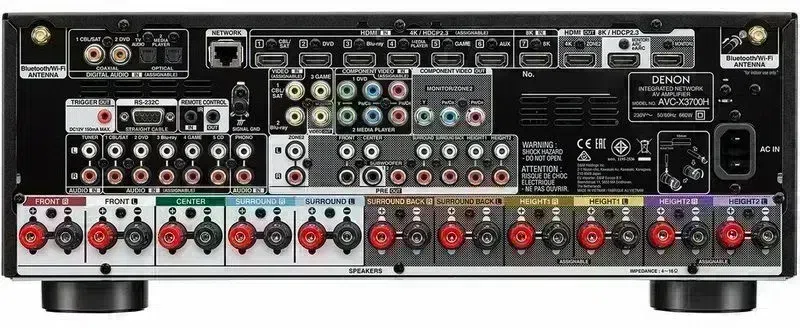 Ресивер AV Denon AVC-X3700H 9.2 черный