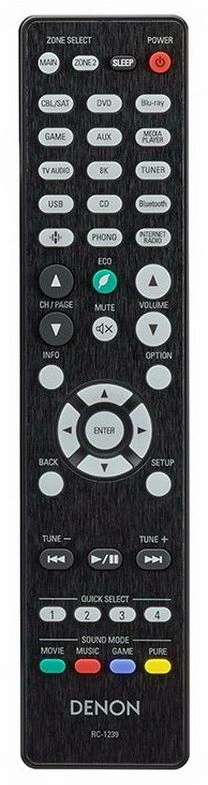 Ресивер AV Denon AVC-X3700H 9.2 черный