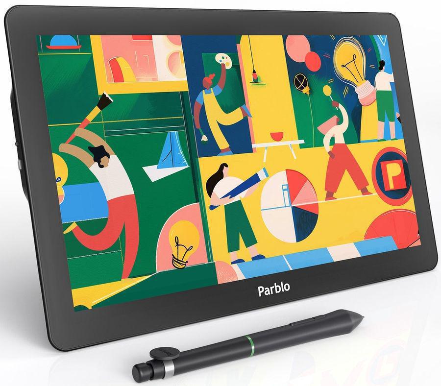 Графический планшет-монитор Parblo Coast16 Pro Gen 2 USB Type-C черный