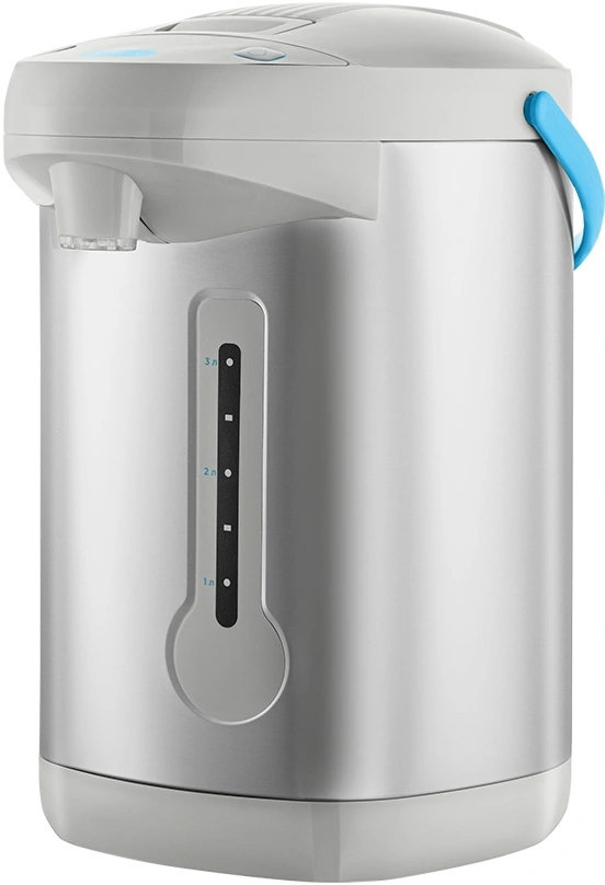 Термопот Kitfort КТ-2531 4л. 750Вт серебристый/голубой