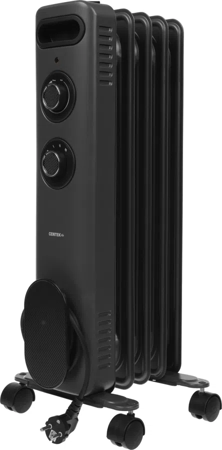 Радиатор масляный Centek CT-6232-5 1000Вт серый