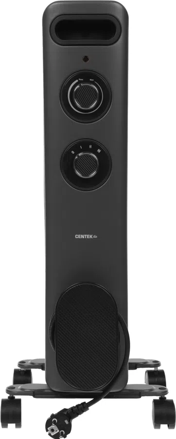 Радиатор масляный Centek CT-6232-5 1000Вт серый
