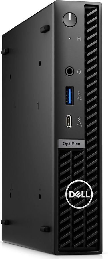 Неттоп Dell Optiplex 7020 Micro i3 14100T (2.7) 16Gb SSD256Gb UHDG 730 Linux Ubuntu GbitEth WiFi BT 90W мышь клавиатура черный (7020-3660)