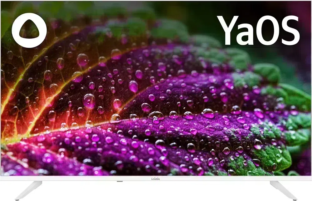 Телевизор LED BBK 43" 43LEX-7241/FTS2C (W) Яндекс.ТВ Frameless белый FULL HD 60Hz DVB-T2 DVB-C DVB-S2 USB WiFi Smart TV (RUS)