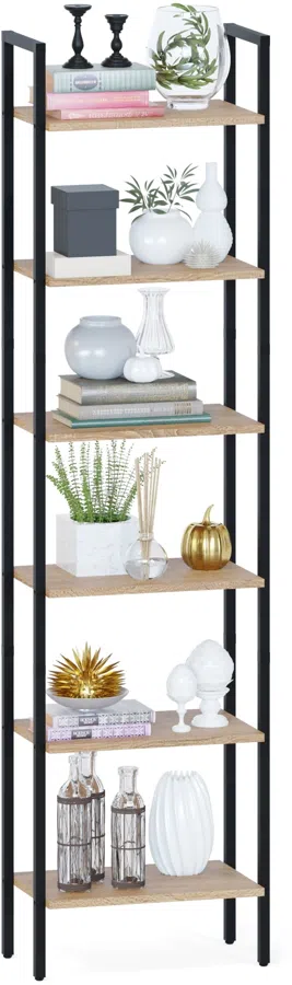 Стеллаж Сокол СТ-400 пол.:6 1850x486x296мм дуб сонома (00-00016207)