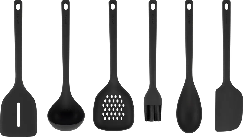 Набор аксессуаров Rondell Flamme RD-2017 серый/стальной наб.:4предм. упак.:подарочная коробка