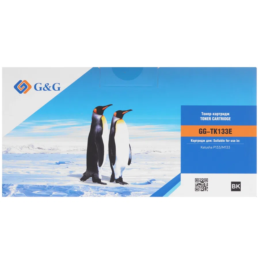 Картридж лазерный G&G GG-TK133E TK-133E черный (1500стр.) для Катюша P133/M133