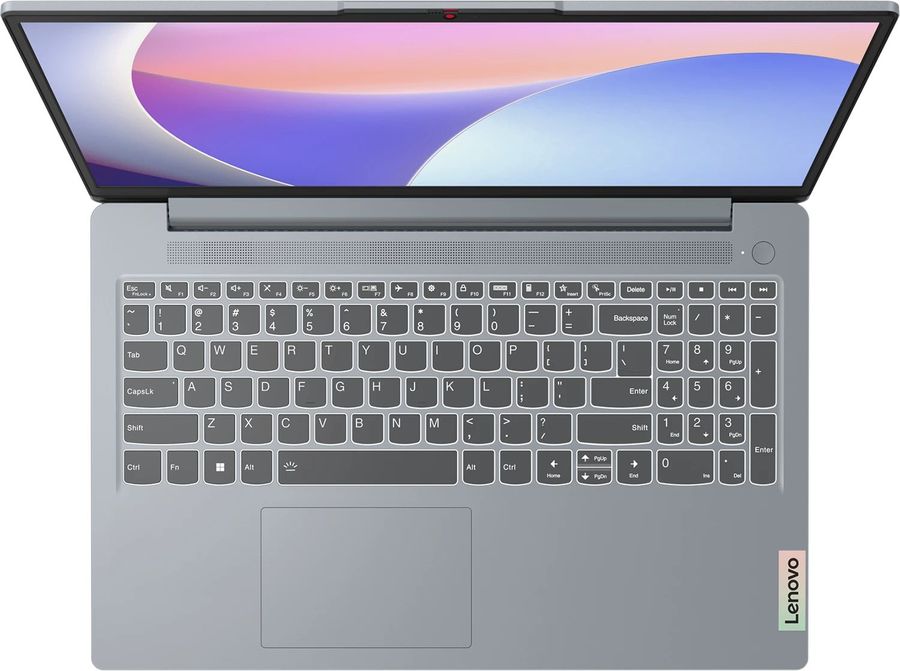 Ноутбук Lenovo IdeaPad Slim 3 15IRH8 Core i7 13620H 16Gb SSD512Gb Intel UHD Graphics 15.6" IPS FHD (1920x1080) без ОС grey WiFi BT Cam (83EM00H6IN)