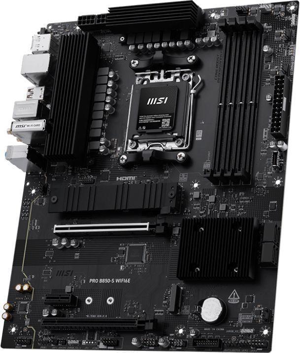 Материнская плата MSI PRO B850-S WIFI6E Socket AM5 AMD B850 4xDDR5 ATX AC`97 8ch(7.1) 2.5Gg RAID+HDMI+DP