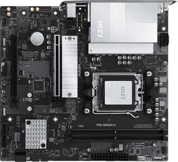 Материнская плата MSI PRO B850M-G SocketAM5 AMD B850 2xDDR5 mATX AC`97 8ch(7.1) 5Gigabit RAID+HDMI+DP