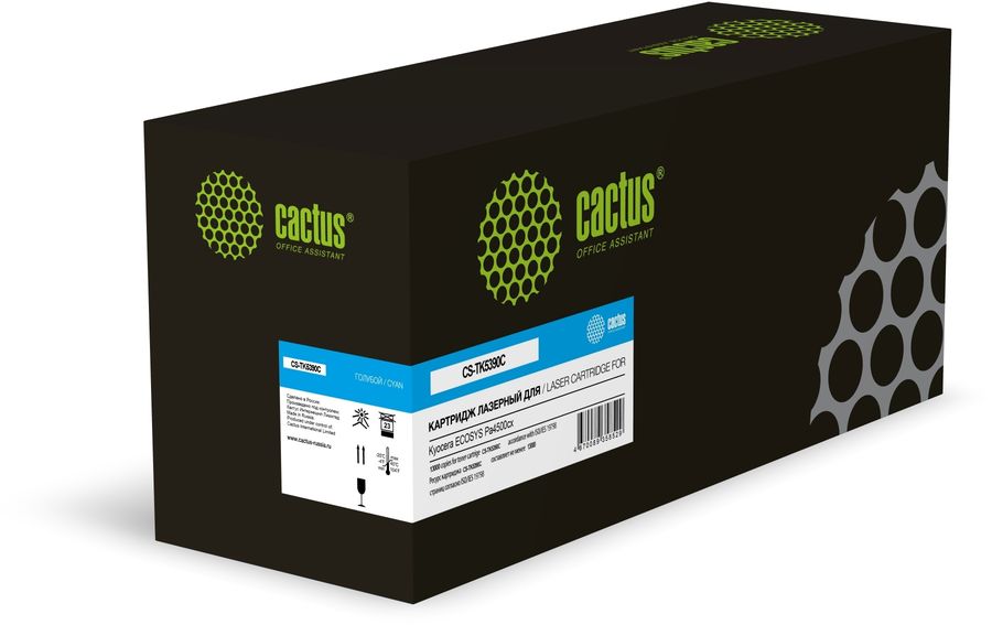 Картридж лазерный Cactus CS-TK5390С голубой (13000стр.) для Kyocera ECOSYS PA4500cx с чипом