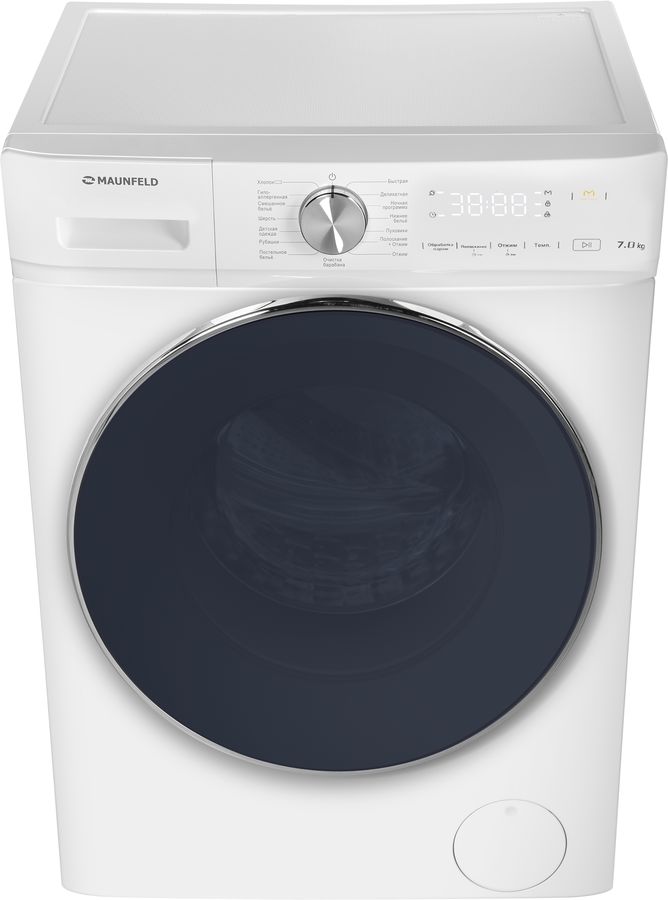 Стиральная машина Maunfeld MFWM127IWH053 класс: A+++ загр.фронтальная макс.:7кг белый инвертор