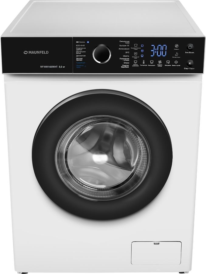 Стиральная машина Maunfeld MFWM148IWHT класс: A+++ загр.фронтальная макс.:8кг белый инвертор