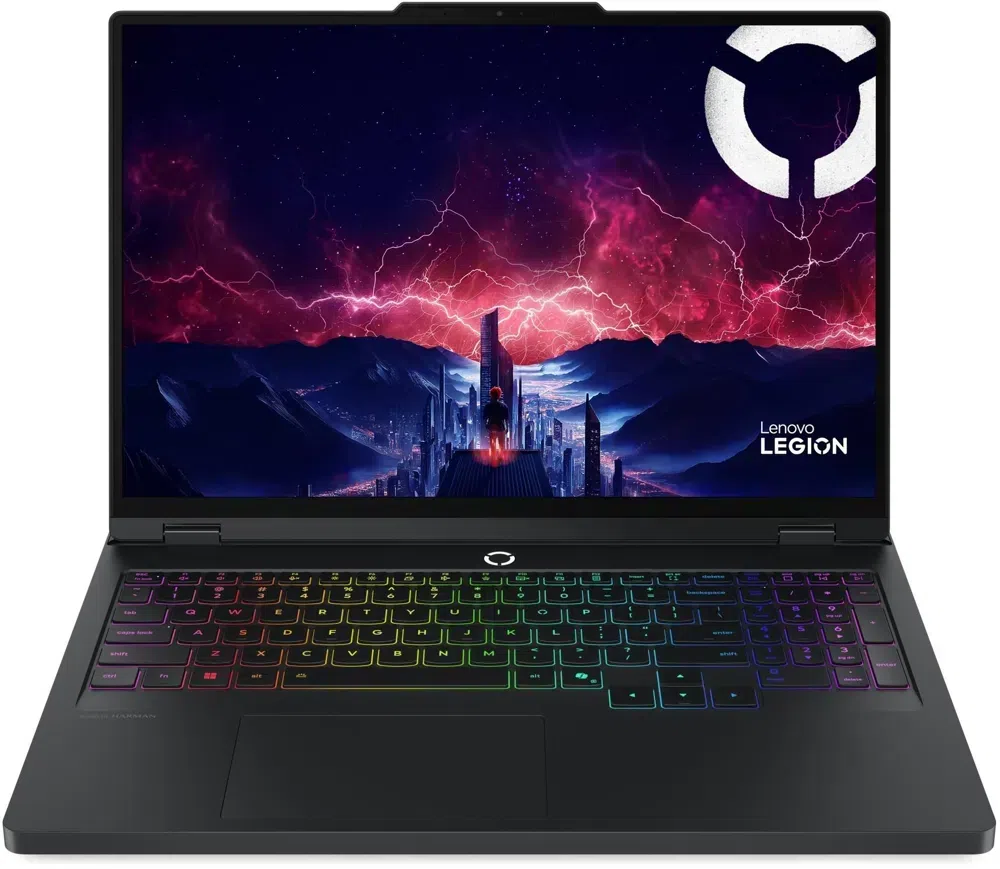 Ноутбук Lenovo Legion Pro 5 16ADR10 Ryzen 7 8745HX 32Gb SSD1Tb NVIDIA GeForce RTX 5060 8Gb 16" OLED WQXGA (2560x1600) без ОС black WiFi BT Cam (83LT0008RK)