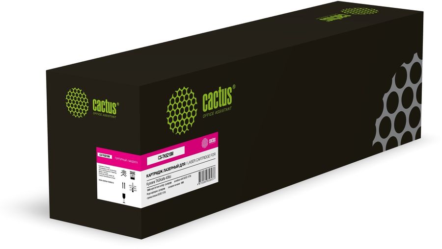 Картридж лазерный Cactus CS-TK5215M пурпурный (15000стр.) для Kyocera TASKalfa 406ci с чипом