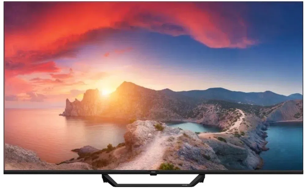 Телевизор QLED Haier 43" HQLED S2 Pro Frameless черный 4K Ultra HD 60Hz MEMC DVB-T DVB-T2 DVB-C DVB-S2 USB WiFi Smart TV (RUS)
