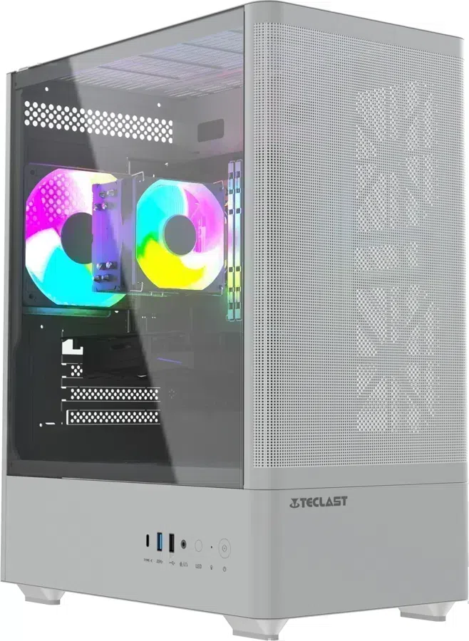 ПК Teclast G03 i5 12400F (2.5) 32Gb SSD1Tb RTX3050 6Gb Windows 11 Pro GbitEth 400W белый (G03 12400F32G1T3050WKRU)