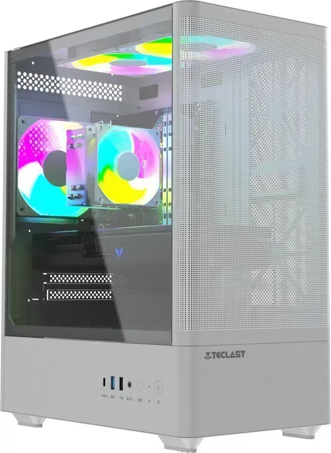 ПК Teclast G03 i5 14400F (2.5) 32Gb SSD1Tb RTX5060TI 8Gb Windows 11 Pro GbitEth WiFi BT 500W белый (G03 14400F32G1T5060T8WKRU)