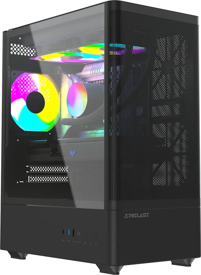 ПК Teclast G03 i7 14700F (2.1) 32Gb SSD1Tb RTX5070Ti 12Gb Windows 11 Pro GbitEth WiFi BT 750W черный (G03 14700F32G1T5070TBKRU)