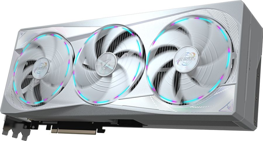 Видеокарта Gigabyte PCI-E 5.0 GV-N5080AORUSM ICE-16GD 1.0 NVIDIA GeForce RTX 5080 16Gb 256bit GDDR7 2805/30000 HDMIx1 DPx3 HDCP Ret