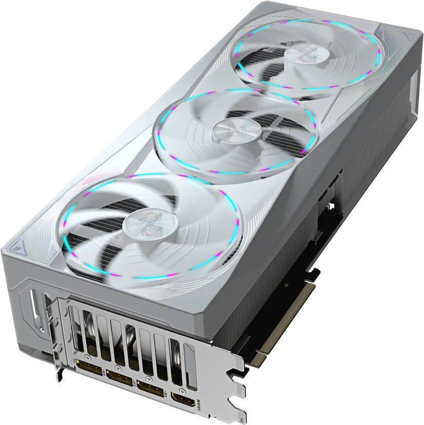 Видеокарта Gigabyte PCI-E 5.0 GV-N5080AORUSM ICE-16GD 1.0 NVIDIA GeForce RTX 5080 16Gb 256bit GDDR7 2805/30000 HDMIx1 DPx3 HDCP Ret