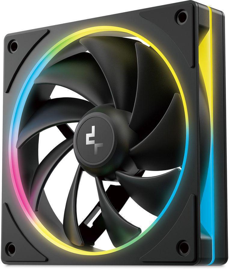 Вентилятор для корпуса Deepcool FL12 SE ARGB 120х120x25 черный 4-pin 28.67дБ (R-FL12SE-BKAPN1-G) Ret