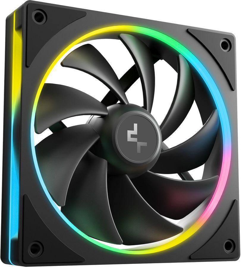 Вентилятор для корпуса Deepcool FL12 SE ARGB 120х120x25 черный 4-pin 28.67дБ (R-FL12SE-BKAPN1-G) Ret