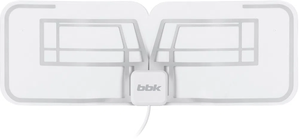 Антенна телевизионная BBK DA27 30дБ активная белый каб.:2м